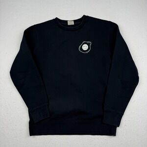 New York Or Nowhere Sweatshirt Mens Small Black Fleece Crewneck Pullover Graphic